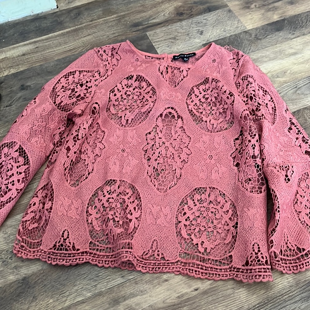 pink blouse